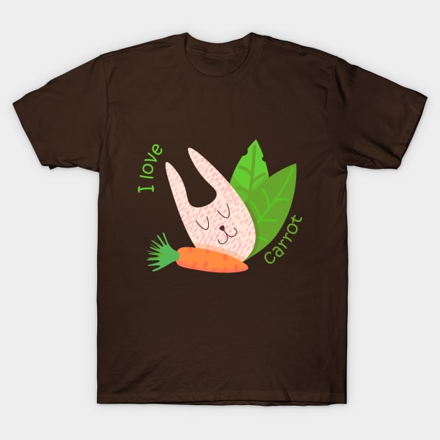 Carrot Lover T-Shirt by Midori